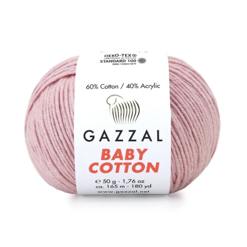 Baby cotton 3444 Розовоя пудра