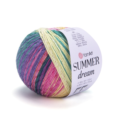Summer Dream 4305 Темно-бирюзовый-фиолетово-розовый