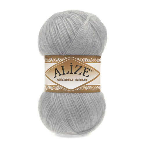 Angora Gold 21 Серый меланж
