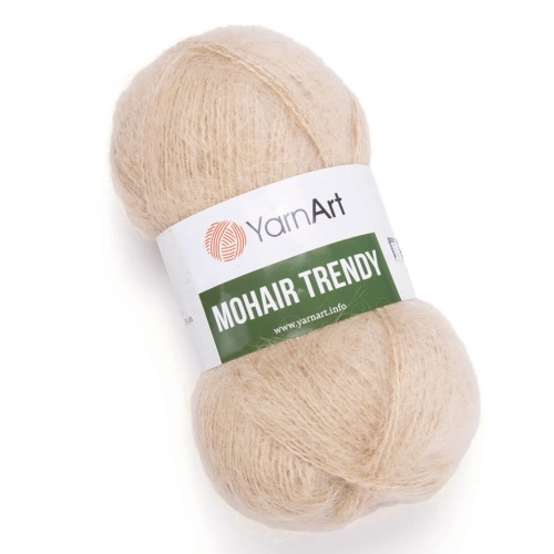 Mohair Trendy 134 Светло Бежевый