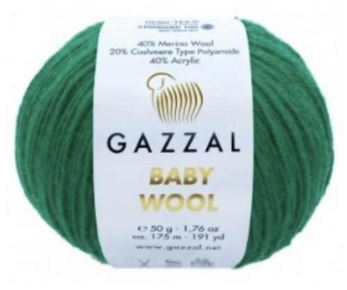 Baby Wool 814 Темно зеленый