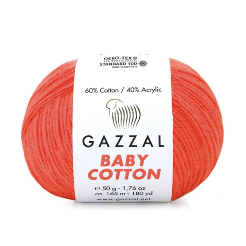 Baby cotton 3459 Ультро-оранжевый