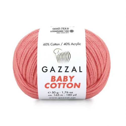 Baby cotton 3435 Коралловый