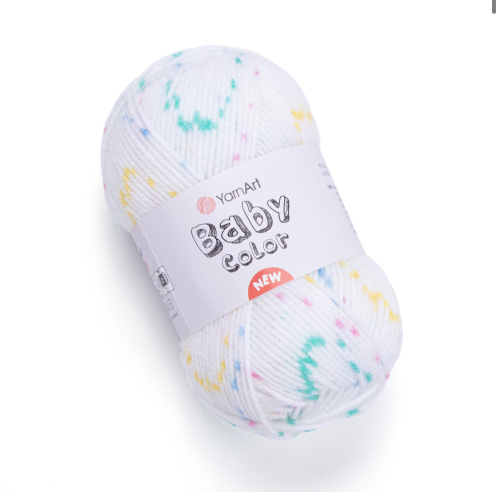 Baby Color 214 Белый-голубой-малина-мята-желтый