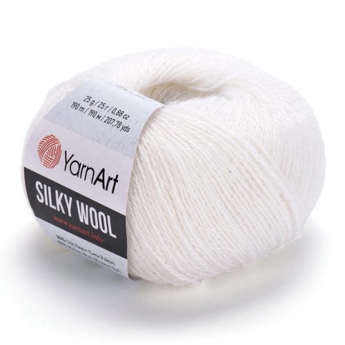 Silky wool 347 Белый