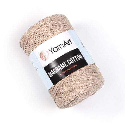 Macrame Cotton 753 Бежево-серый
