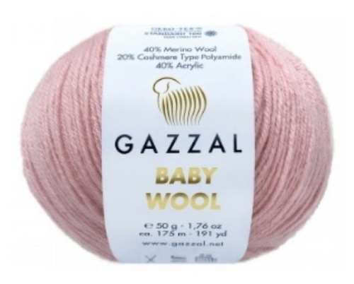 Baby Wool 845 Розовая пудра