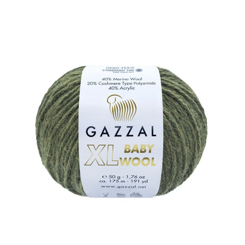 Baby Wool XL 840 Хаки