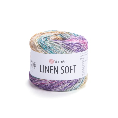 LINEN soft  7401  Фиолетовый Меланж