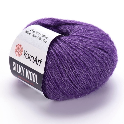 Silky wool 334 Фиолетовый