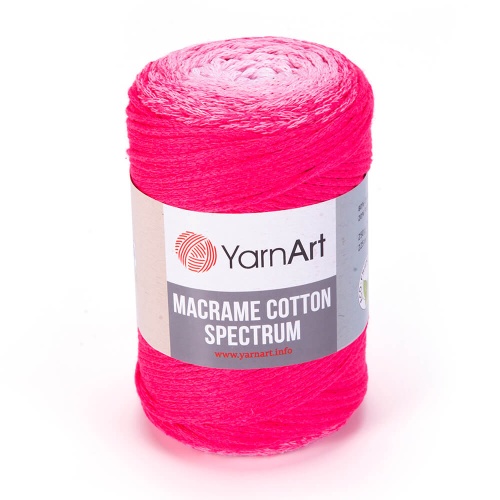 Macrame Cotton Spectrum 1311 Розовый-белый