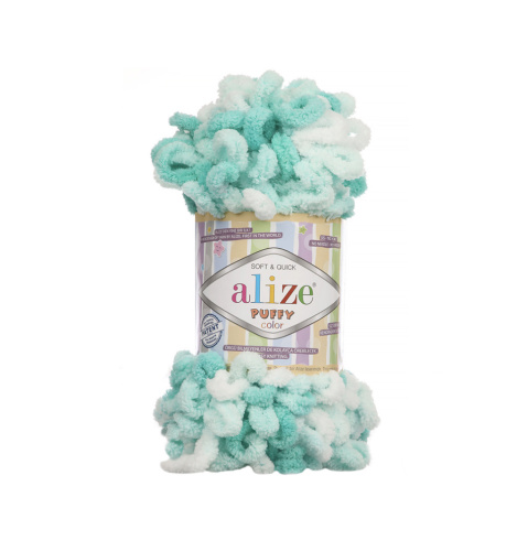 Puffy Color 5920 Мята-белый