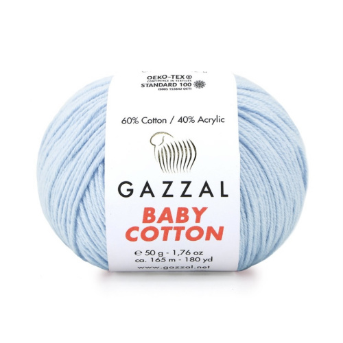 Baby cotton 3429 Нежно голубой