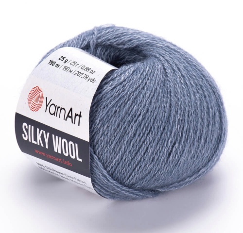 Silky wool 331 Серо-голубой