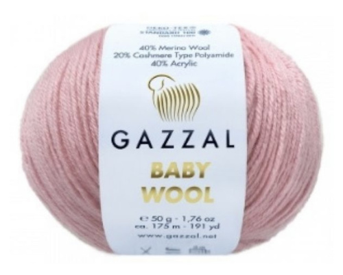Baby Wool 845 Розовая пудра