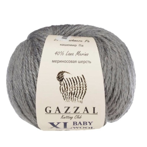 Baby Wool XL 818 Серый