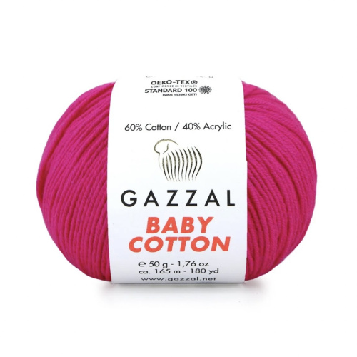 Baby cotton 3461 Детский розовый