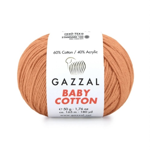 Baby cotton 3465 Тыквенный