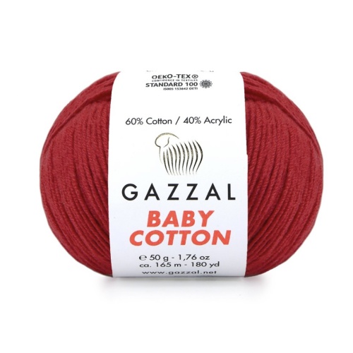 Baby cotton 3439 Темно красный