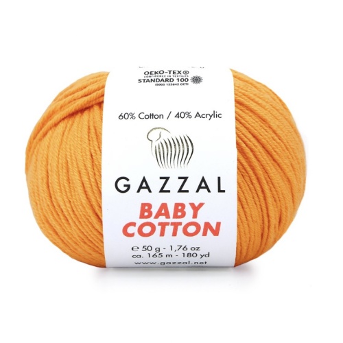 Baby cotton 3416 Оранжевый