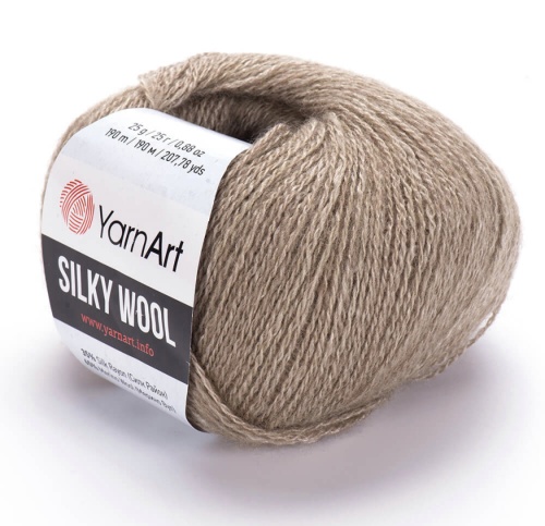 Silky wool 342 Серо-бежевый