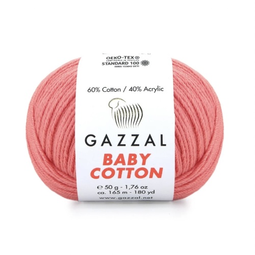 Baby cotton 3435 Коралловый