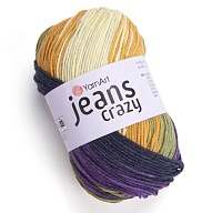 Jeans Crazy 8220 бел/песоч/фиол