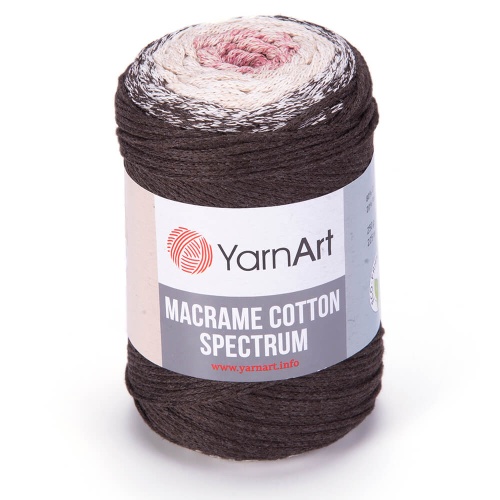 Macrame Cotton Spectrum 1302 Шоколад-бежевый