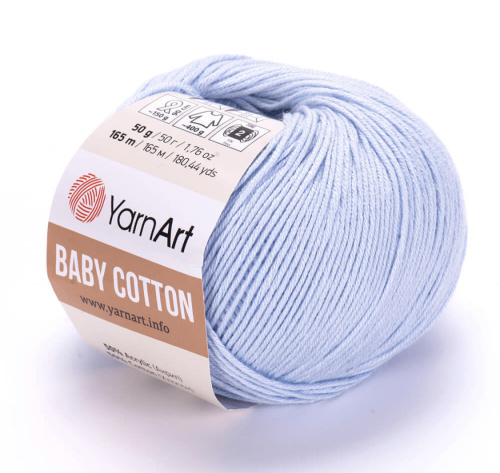Baby Cotton 450 Светлый-голубой