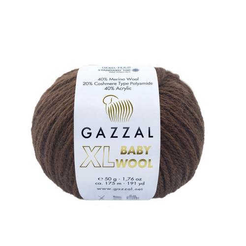 Baby Wool XL 807 Коричневый