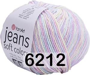 Jeans soft colors  6212