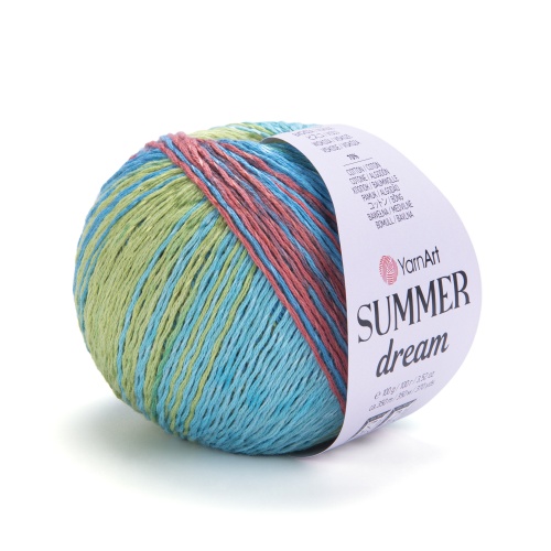Summer Dream 4314 Бирюзовый-красно-желтый