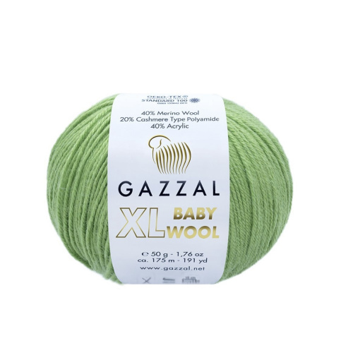 Baby Wool XL 838 Зеленый