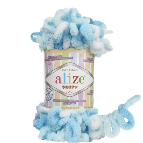 Puffy Color 5924 Бирюзовый меланж