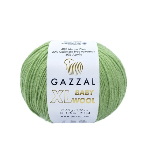 Baby Wool XL 838 Зеленый