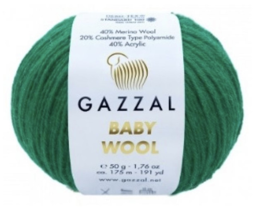 Baby Wool 814 Темно зеленый