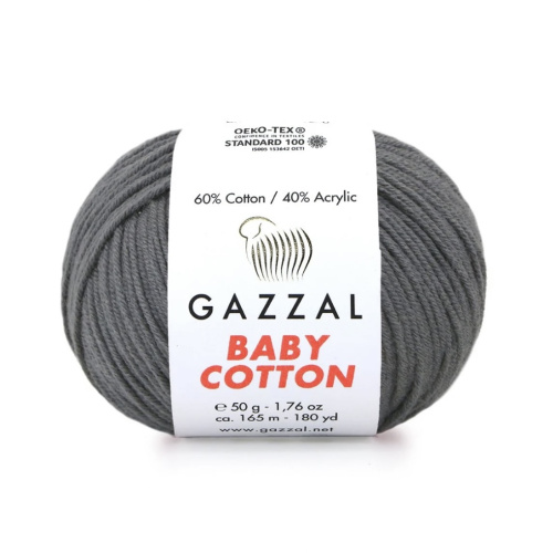 Baby cotton 3450 Темно-серый