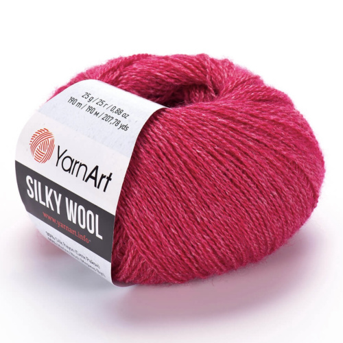 Silky wool 333 Малиновый