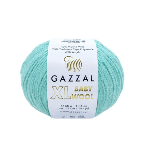 Baby Wool XL 820 Голубая бирюза