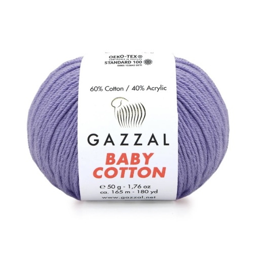 Baby cotton 3420 Светло фиолетовый