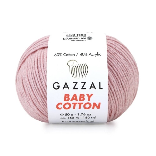 Baby cotton 3444 Розовоя пудра