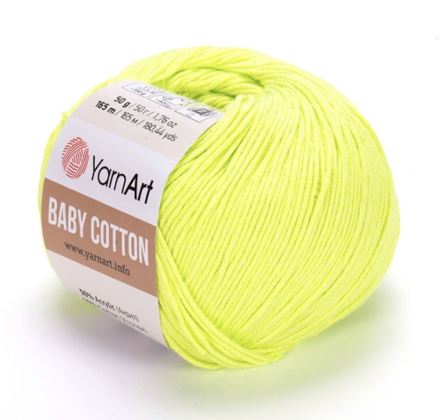 Baby Cotton 430 Неоновый-желтый