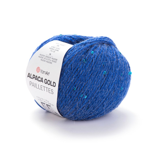 Alpaca Gold Paillettes 9309 синий