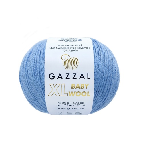 Baby Wool XL 813 Голубой
