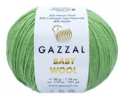 Baby Wool 838 Зеленое яблоко