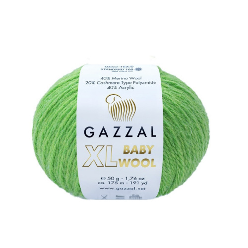 Baby Wool XL 821 Салатовый