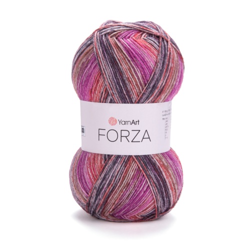 Forza 2601 Серый-розовый-черный-бордовый