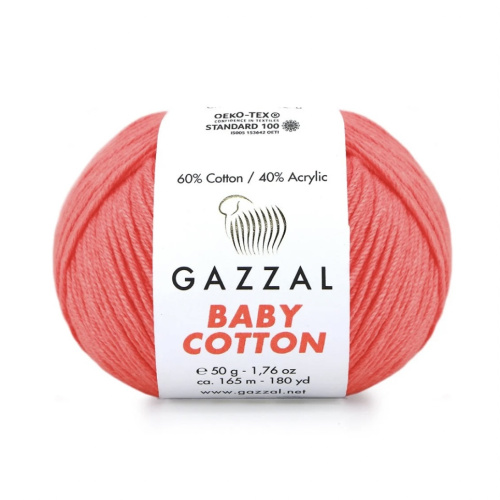 Baby cotton 3460 Светлый коралл