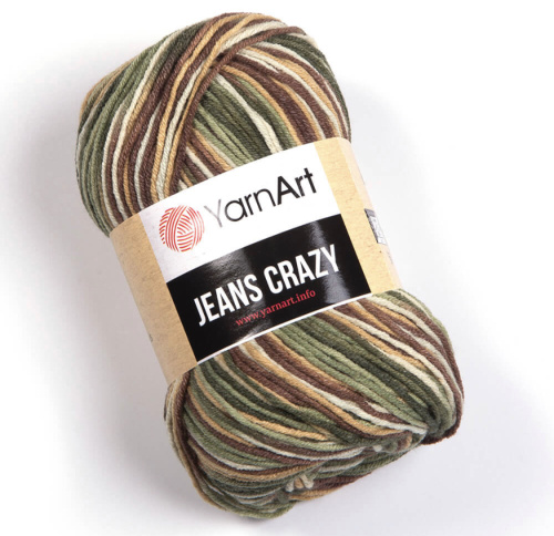 Jeans Crazy 7203 Коричнево-зеленый