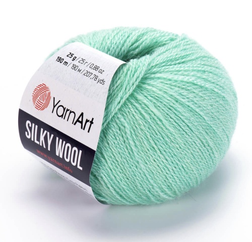 Silky wool 340 Мята